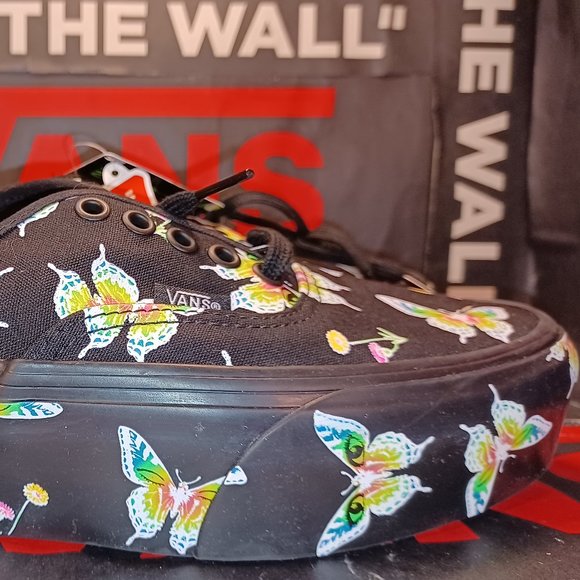 Vans Men's 4/Women's 5.5 Authentic Stacked Morph Blackout Glow In The Dark - Picture 2 of 14